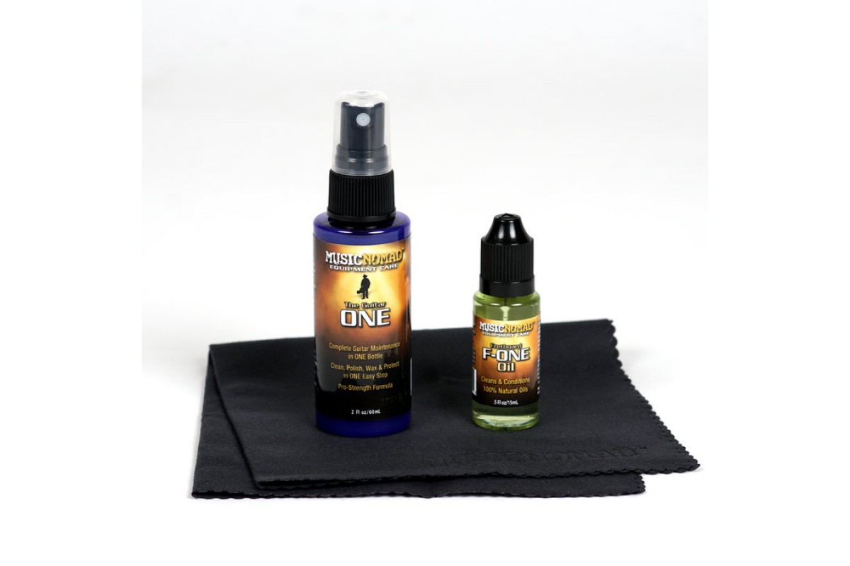 MusicNomad Premium Ukulele Care Kit (3 Pak) Ukulele Cleaner, FONE (1